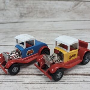 Lot Of 2 Vintage Tiny Tonka Hot Rod Cars